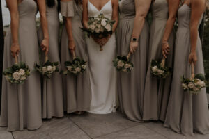 Bridal Party Wooden Flowers