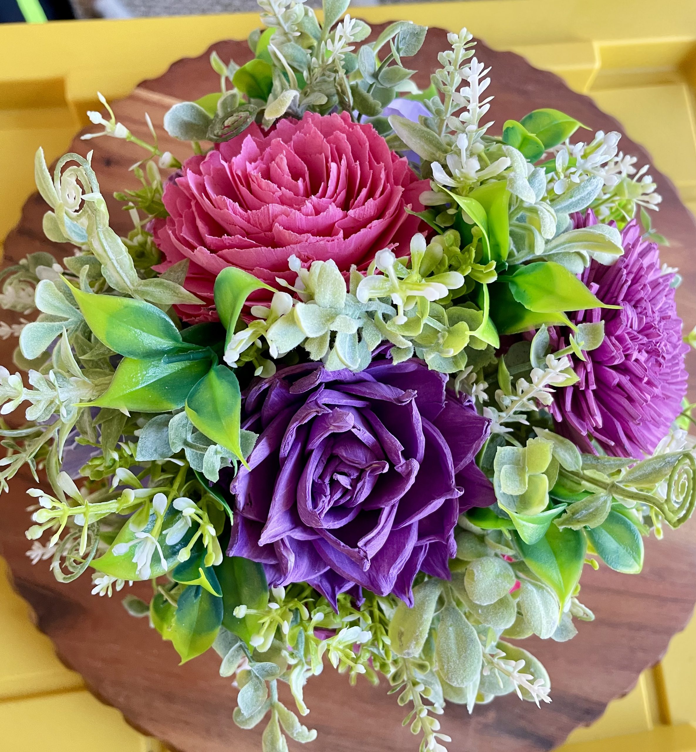 Wild Berry Wood Flower Arrangement - Image 5