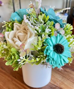 Coastal Breeze Wood Flower Arrangement