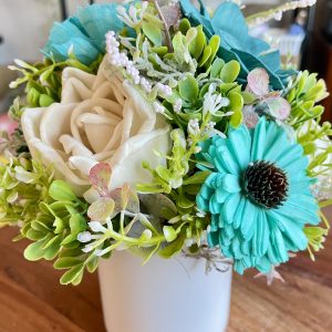 Coastal Breeze Wood Flower Arrangement