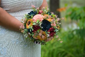 Wood Bridal Bouquet