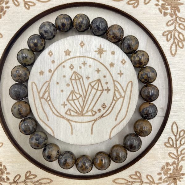 Leopard Jasper Crystal Bracelet – Strength and Natural Connection