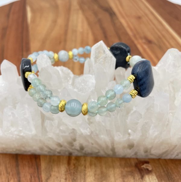 Tranquil Tides Aquamarine Bracelet - Image 2