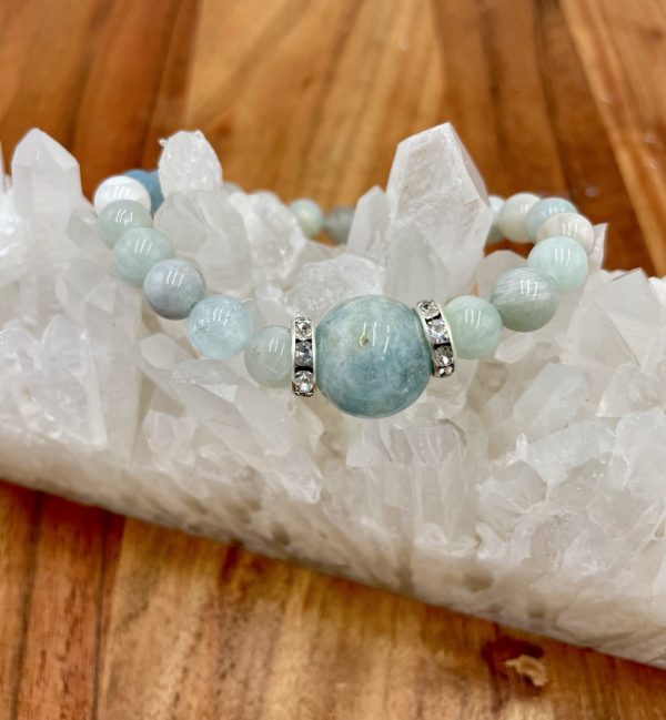 Celestial Blue Aquamarine Bracelet