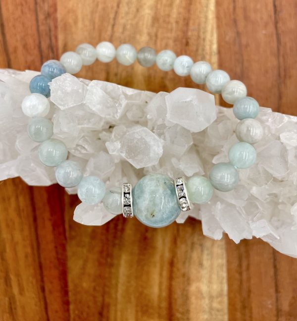 Celestial Blue Aquamarine Bracelet - Image 2