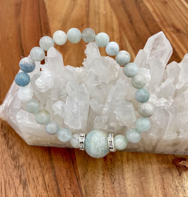 Celestial Blue Aquamarine Bracelet - Image 3