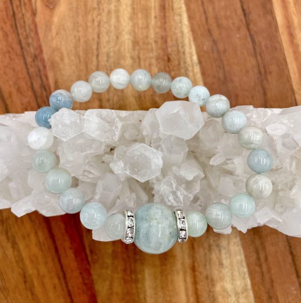 Celestial Blue Aquamarine Bracelet - Image 5